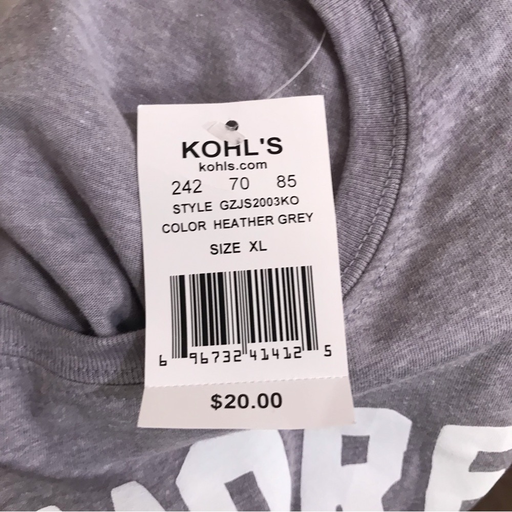 NWT Gilmore Girls and Coffee Gray White T-Shirt Size XL - Picture 9 of 9